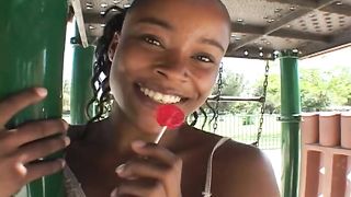 Eighteen Year Old Ebony Girl Fucked