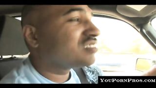 Light skin black girl ride big black cock!