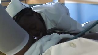Beautiful black nurse needs a big black dick - stat!