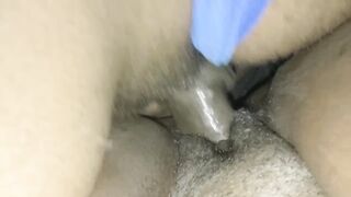 Close up Snatch Hear the Soaked Sounds as Spouse Screws Wife