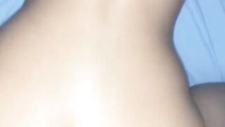 Cute Lightskin from Rochester has moist farting twat doggy position