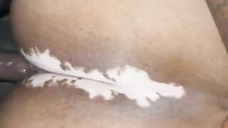 big beautiful woman Large Butt with Vitiligo