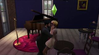Athletic Black mother I'd like to fuck Bangs Stepdad Bod Waiter in Jazz Lounge after also many Drinks (Animated Sims 4)