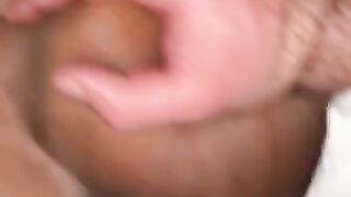 Thick Teen Black with Overweight Moist Booty Slams it down on my White Ramrod