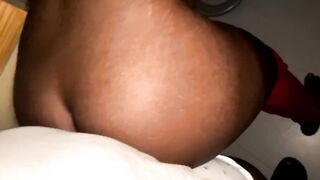 Pant Pulled down & Quick Screw in advance of going to Work & Loud Creampie