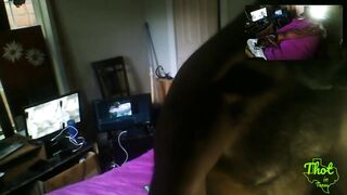 Thot in Texas - Corpulent Large Butt Black Skinny Waist Amazing Booty