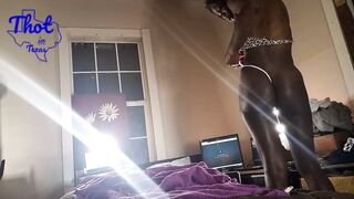 Thot in Texas - Bubble Ass Bitch Black Bubble Getting Willing To Do  A Creampie Clip About to be Banged Like A Cum Dump