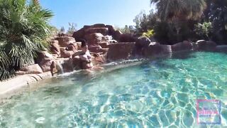 Underwater Vagina Eating in the pool with Nina Rivera and Sully Savage