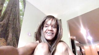 Thank U! Kx soles, toes, and squirt Ginger MoistHer live snippet