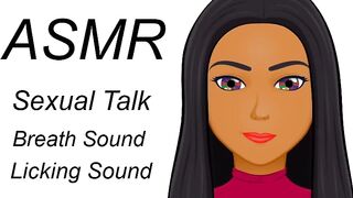 ASMR Raunchy Talk, Licking, Breath Sound