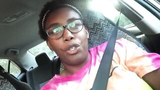 Fey Sinclair Chatting in her Car