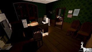 Large butt Ms. Jiggles rides the Pastor's large wang in his office