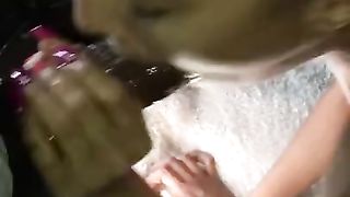 WWE Sasha Banks Giving the Sloppiest of Blowjobs