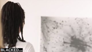 BLACKED Intern gets Dominated by Mandingo's BBC