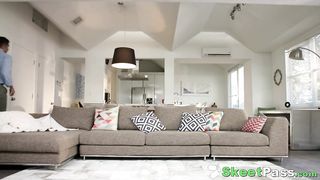 Hot Ebony Babysitter Kendall Woods Fucks her Client to Apologize