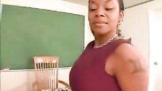 Black Mature Teacher and Hot Black Student Lesbian Action