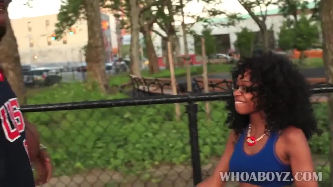 Free Sexy Ebony Banks and her Hung Basketball Buddy Porn Video - Ebony 8