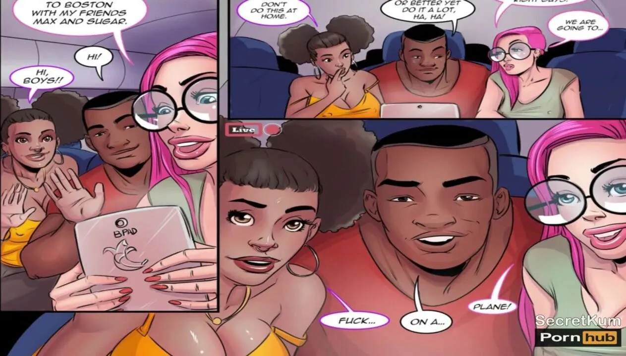 Free Candy the Cam Model Part two - Mile High Club -- Live Broadcast  threesome Screw in Plane Bath Porn Video - Ebony 8