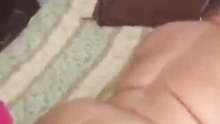 Creampie in ebony granny