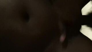 POV Interracial Amateur Soaked Pussyfucking