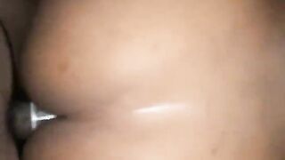 Youthful Thick Black Cheating phone bone