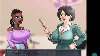 SUMMERTIME SAGA #49 • Trying to make the breasty teacher cheerful