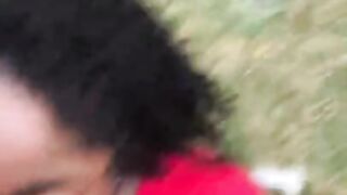 This Babe begged to give me head outside facial part two