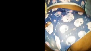 Large Butt Black taking Backshots this babe keeps fuckimg after i cum in her