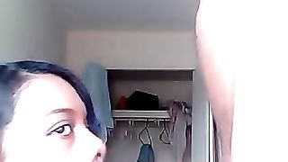 Sucking my Man Big Dick...cumshot!!!