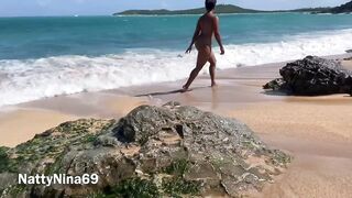 Large Butt Latin Babe mother I'd like to fuck on a Naked Beach - Trending