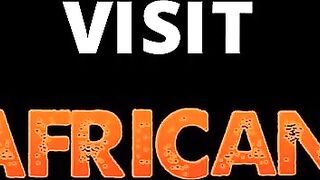 REAL AFRICANS - Amateur Black Babe Dances Her Way Onto Biggest Ebony Knob