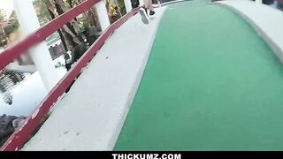 Thickumz - SlimThick Black Gets Indecent During The Time That At MIniGolf Porn Movies - Tube8