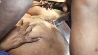 Close Up Banging My Black big beautiful woman Hairless Twat and Cum inside unfathomable