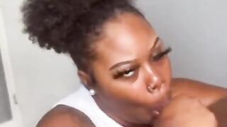 Marvelous big beautiful woman sucks bbc dry