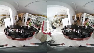 VR BANGERS Curvy Ebony VIP Client Zoey Sinn Demands Peculiar Treatment For Her Vagina VR Porn