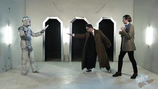 New Dr. Who, Rose and Jack Harkness in Intense Threesome - Dr Whore SC4