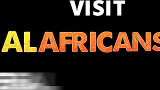 REAL AFRICANS - Afro Park Date ends in Hotel Room Amateur Screw and Spunk Fountain