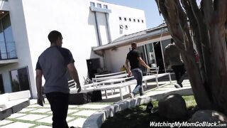 Breasty Stepmom Danielle Derek Gets Banged By Stepson's Ebony Allies