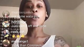 Jodi Couture ALL HER BUTT OUT TWERKIN on IG LIVE !
