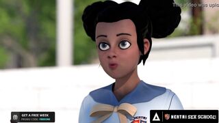 COMICS SEX UNIVERSITY - Concupiscent Anime Students Practice Lesbo Sex With Every Other