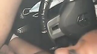 Cheating thot , car sex