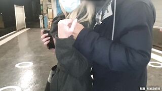 French Nympho Megane Lopez Cheats On Her Boyfriend With A Stranger That Babe Met In A Educate Station !!!