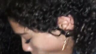 GLAMOROUS hairy haired teen sucking bbc
