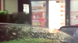 This Babe started sucking my penis in the Burger King Drive Thru!