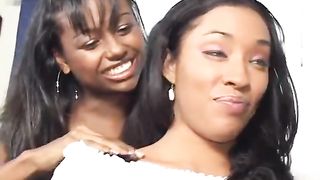 Two Black Lesbian Hoodrats having Sex