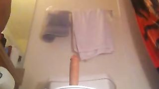 Big Booty Ebony Riding Dildo