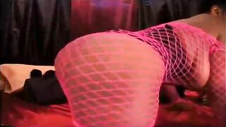 Vanessa Blue is a pretty, Black hottie who loves to lick her nipps and suck her toys