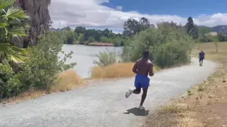 Free JOG IN THE PARK Porn Video - Ebony 8