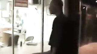 Boobs Swinging During A Fight