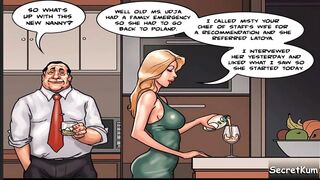 The Mayor S.#3 ep.#1 - Cheating spouse screws his hot black Maid in the kitchen